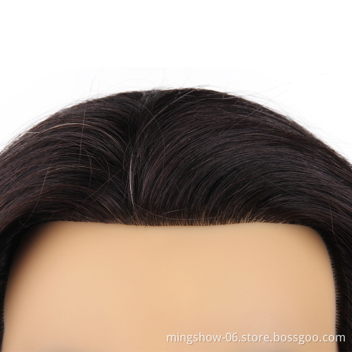 100% human hair manikin mannequin training doll heads hairdressing